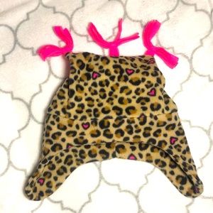 Cheetah Print Hat Girls